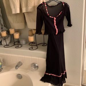 Vintage! Betsey Johnson dress w/jacket. Circa 2001, worn 1x & tucked safely away